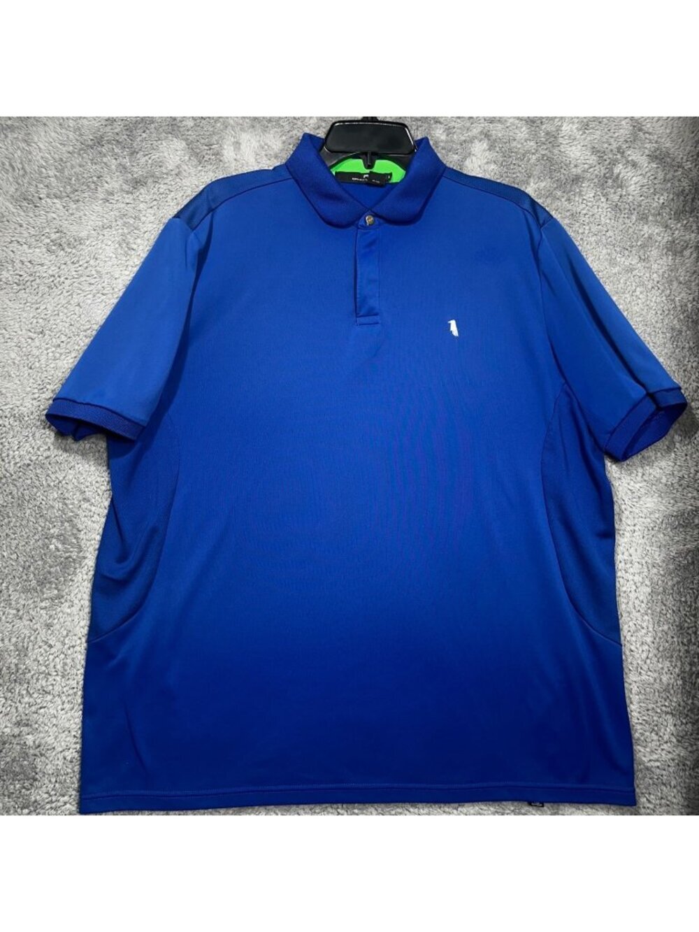 RLX Ralph Lauren Polo Shirt Mens XL Royal Blue Short Sleeve Performance Golf Top